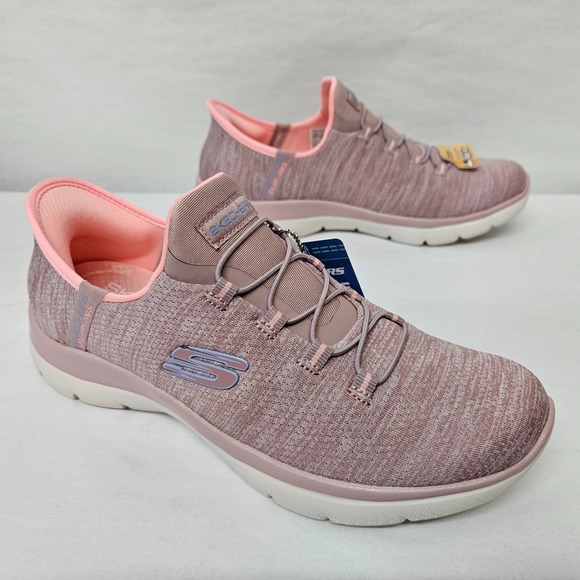 Skechers Shoes - Skechers Go Walk Now Khloe Hands Free Slip-ins 125643 Pink White Women Size 6.5